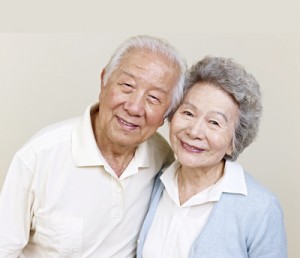senior asian couple