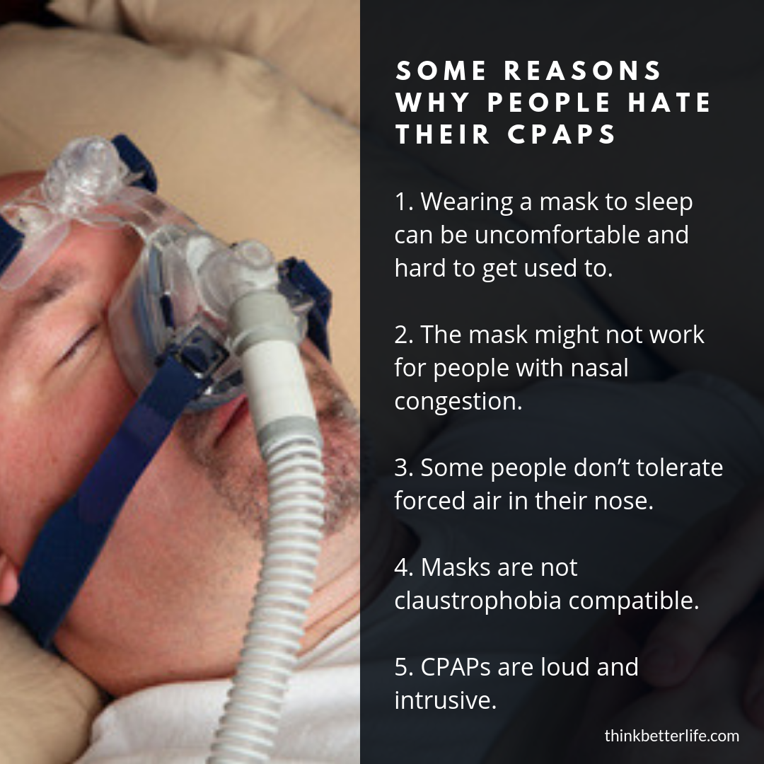 my cpap mask is uncomfortable